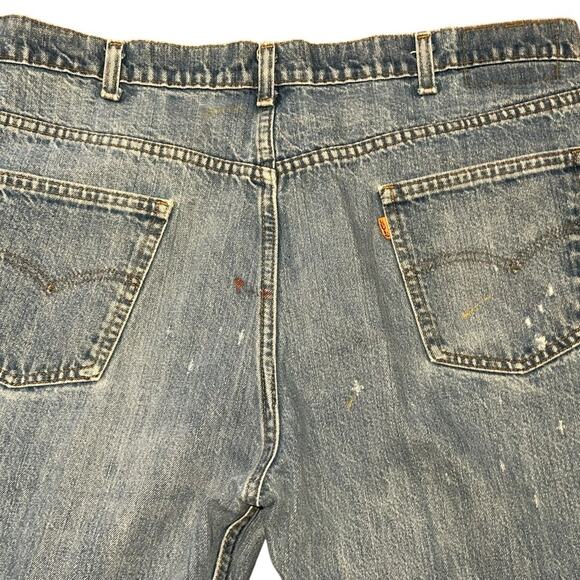 Vintage Orange Tab Levi’s in a 40 x 28 with Paint Stains No Style Tag - Picture 8 of 8
